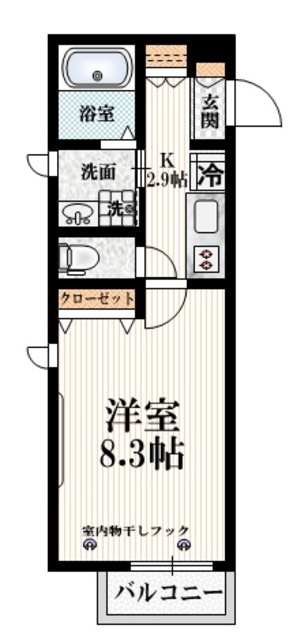 Leaf　Courtの間取り|角部屋　日当たり良好