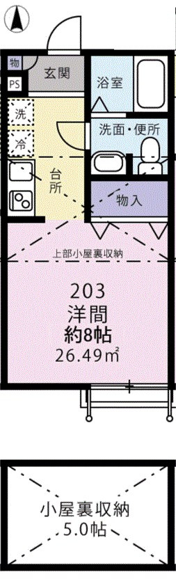 Cherry Courtの間取り