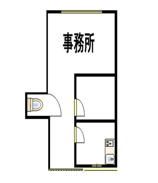 板橋区上板橋２丁目の店舗事務所の間取り
