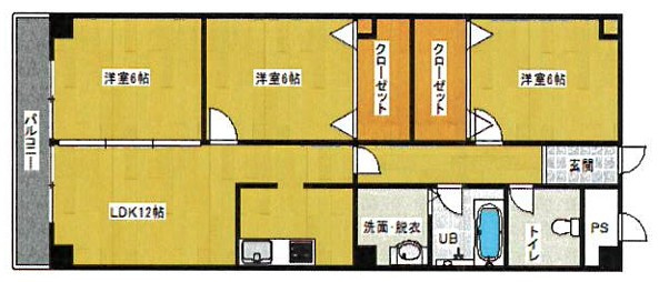 ライフステージ福島の間取り