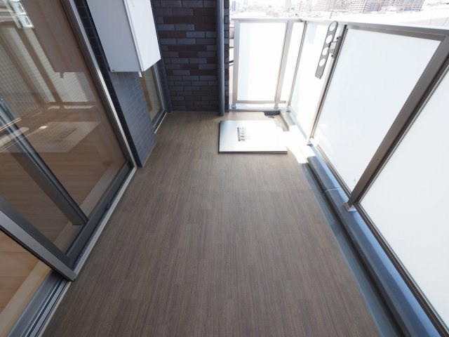 プレジオ城東のバルコニー