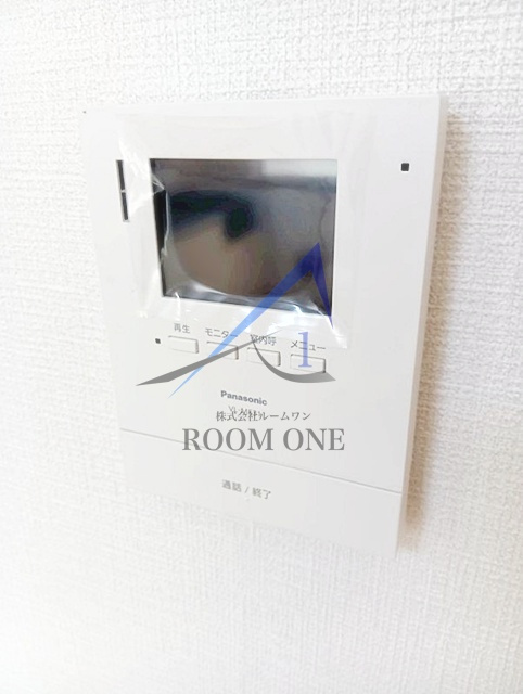 サクラハイムのセキュリティ|モニター付きインターホンです。