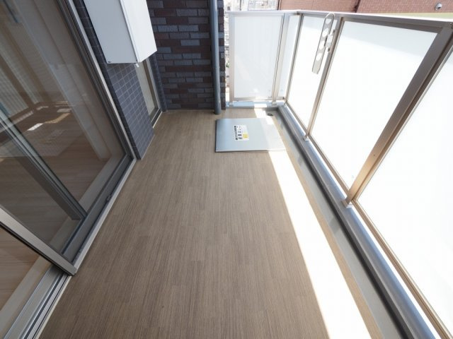 プレジオ城東のバルコニー