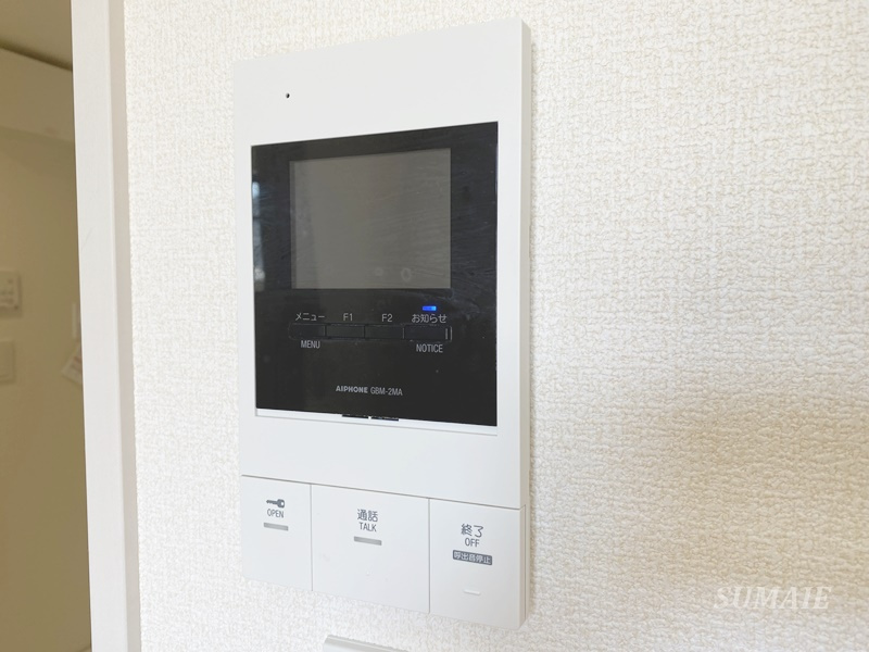 リーブルファイン中央区本町西のセキュリティ|モニター付きインターホン☆