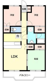 【間取り】 | ＧＳ向ケ丘 | 間取りです。