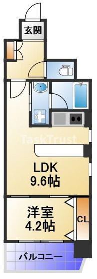 【間取り】 | ラクラス江戸堀