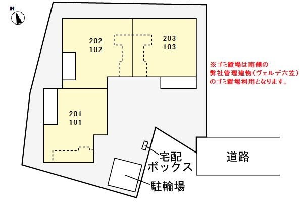 カレント　六笠の駐車場