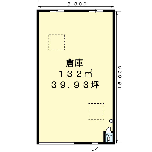 常磐町３丁倉庫（４）の間取り