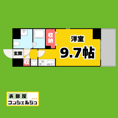 澄和レジデンス名古屋(トワレジデンス　旧名称:プレディアスタイル名古屋)の間取り