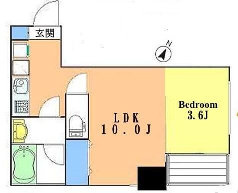 コルディア横濱サウスの間取り