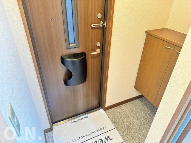 サンフェルティA棟の玄関