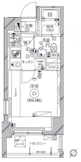 クレイシア新横浜の間取り