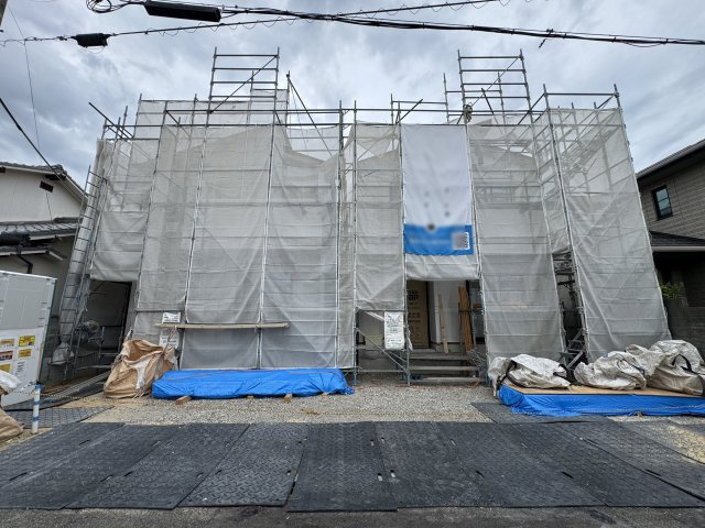 明石市東朝霧丘新築戸建A号棟の外観|2026年8月9日撮影