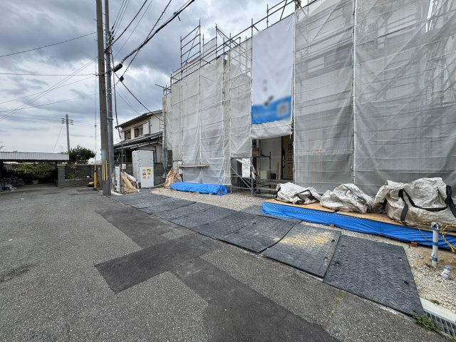 明石市東朝霧丘新築戸建A号棟の前面道路含む現地写真|2026年8月9日撮影