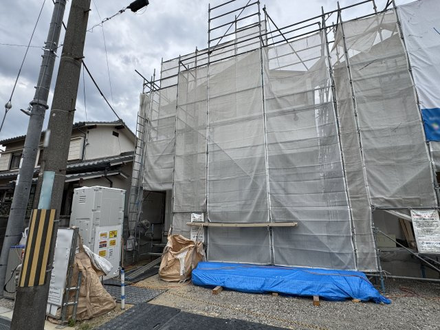 明石市東朝霧丘新築戸建A号棟の外観|2026年8月9日撮影