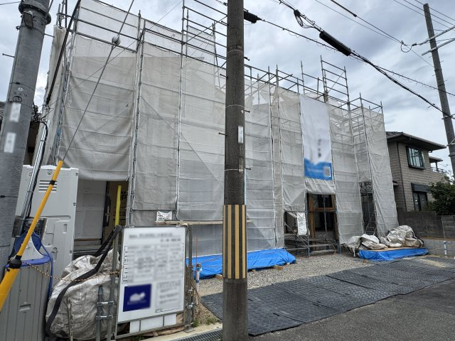 明石市東朝霧丘新築戸建A号棟の外観|2026年8月9日撮影