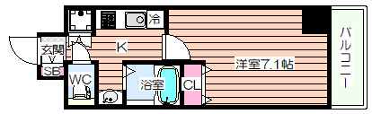 【間取り】 | ジュネーゼグラン弁天町