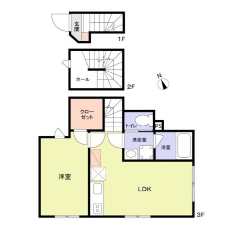 WoodCrest中延Residenceの間取り