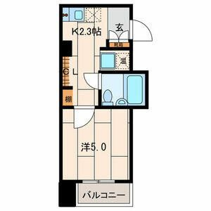 サンクレストビルの間取り|間取りです。