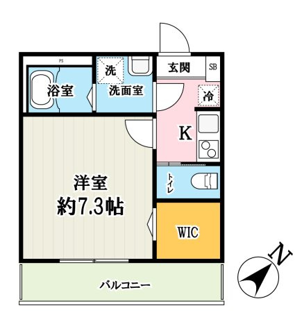 キャメル川越　都Bの間取り