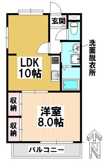 【間取り】 | ジュネス青山
