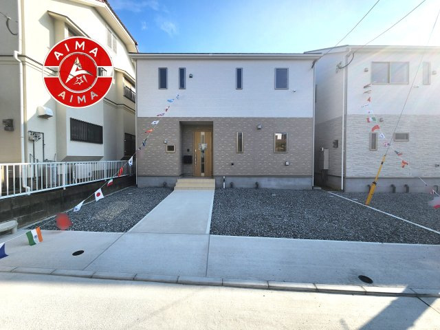糟屋郡宇美町字平和2丁目第5-2棟（3号棟）の外観|デザイン性のある外観です。