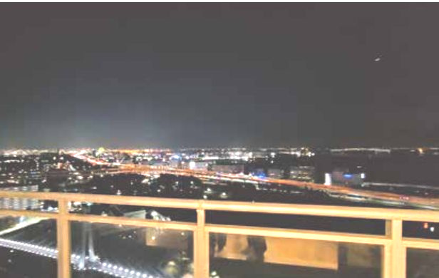 アップルタワー東京キャナルコートの展望|夜の景色