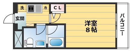 グランドパレス西院西館の間取り