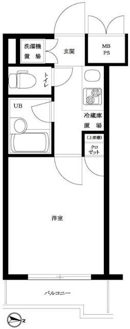 ルーブル武蔵小杉参番館の間取り