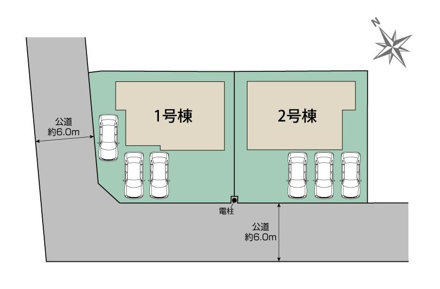 千葉市花見川区横戸台の区画図