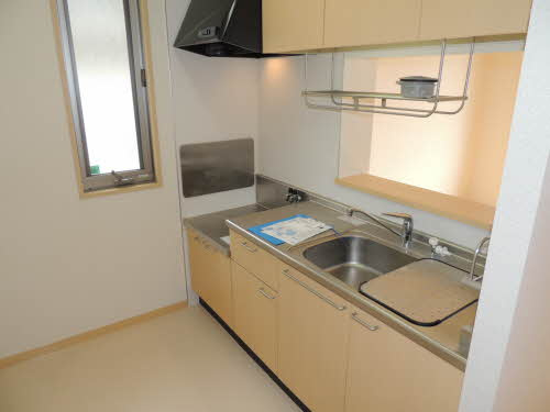 熊本市中央区新屋敷２丁目のアパートのキッチン