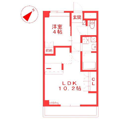 横浜市西区中央１丁目の賃貸マンションの間取り
