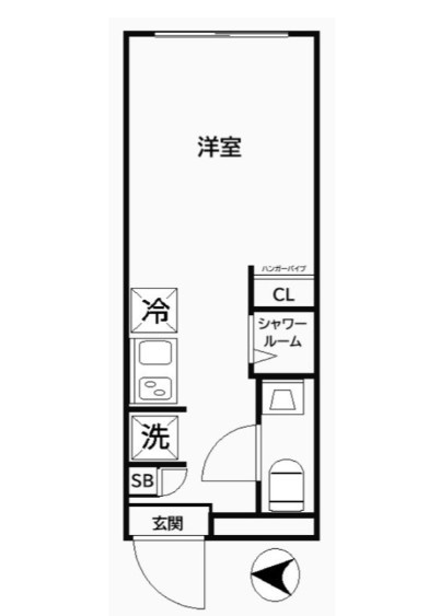 CREAL王子Southの間取り