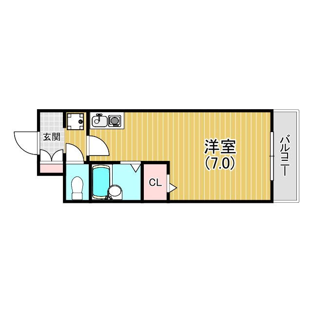 クレアコート産所町の間取り