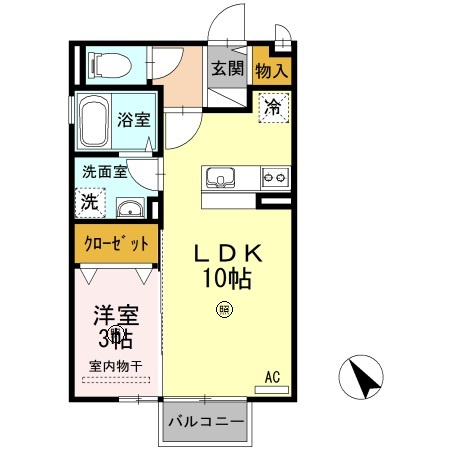 【間取り】 | グランヴィル 　B棟