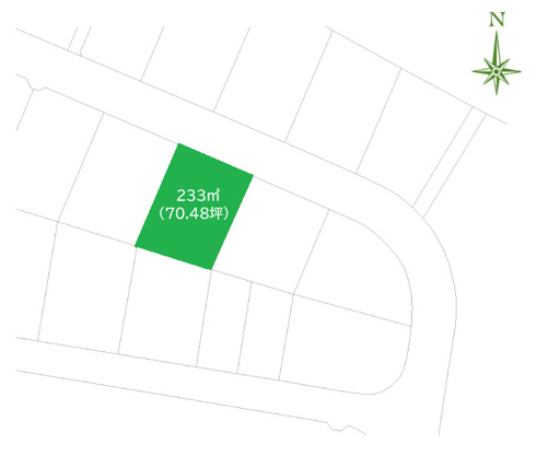 【土地図】 | 伊豆急荻分譲地　土地