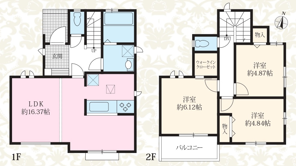 所沢市久米・全1棟　新築一戸建　～LDK16.3帖～