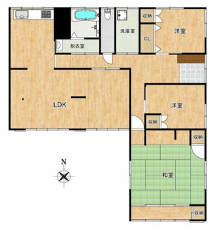 【間取り】 | 福岡県大牟田市藤田町