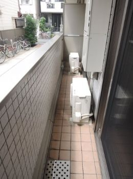 イーストコート東糀谷のバルコニー