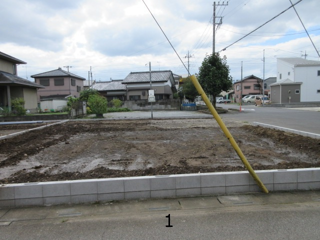 【仲介手数料無料】新築戸建　深谷市田所町4-19（全3棟）の前面道路含む現地写真
