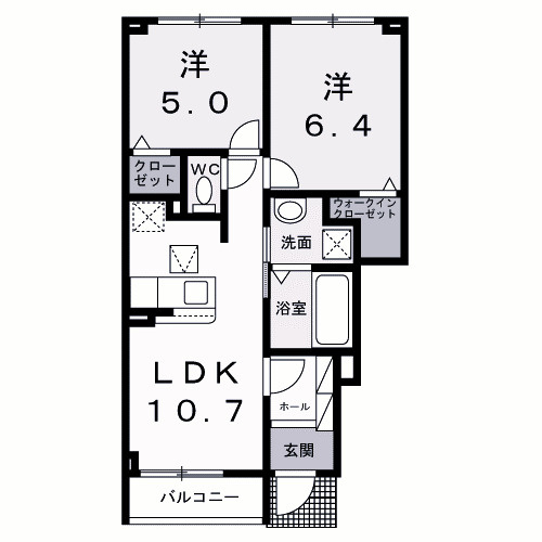 【間取り】 | プレッソ高崎Ｆ