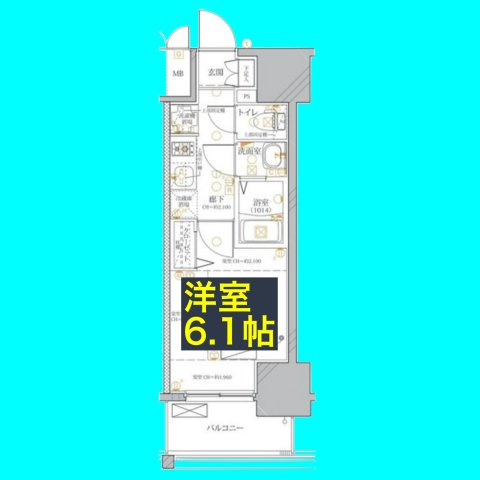 ディアレイシャス浅間町ステーションフロントの間取り