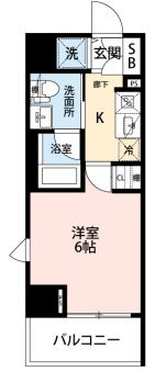 グラントゥルース大森ライズの間取り
