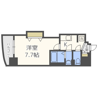 【間取り】 | Luxe難波西Ⅰ