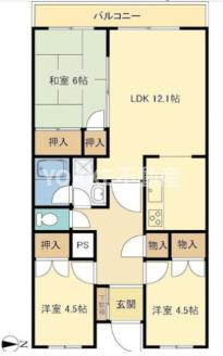 VERNAL HOUSEの間取り