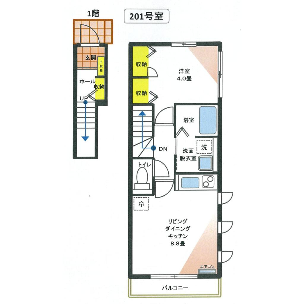 ラ メールの間取り