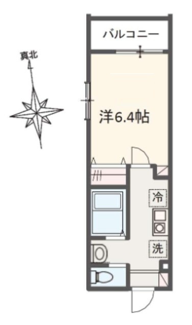 MELDIA八広Ⅴの間取り