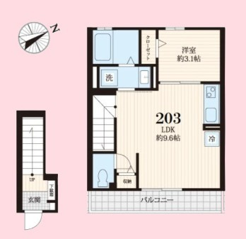 タウンセレッソの間取り