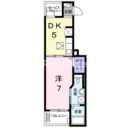 アンダーレの間取り|間取図