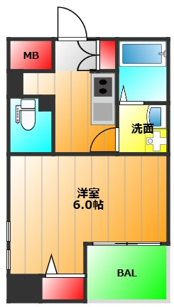 エスリード難波ステーションゲートサウステラスの間取り|現状有姿